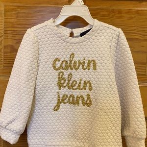 Calvin Klein  winter Top for toddler girl
